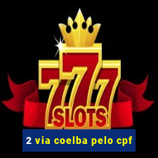 2 via coelba pelo cpf
